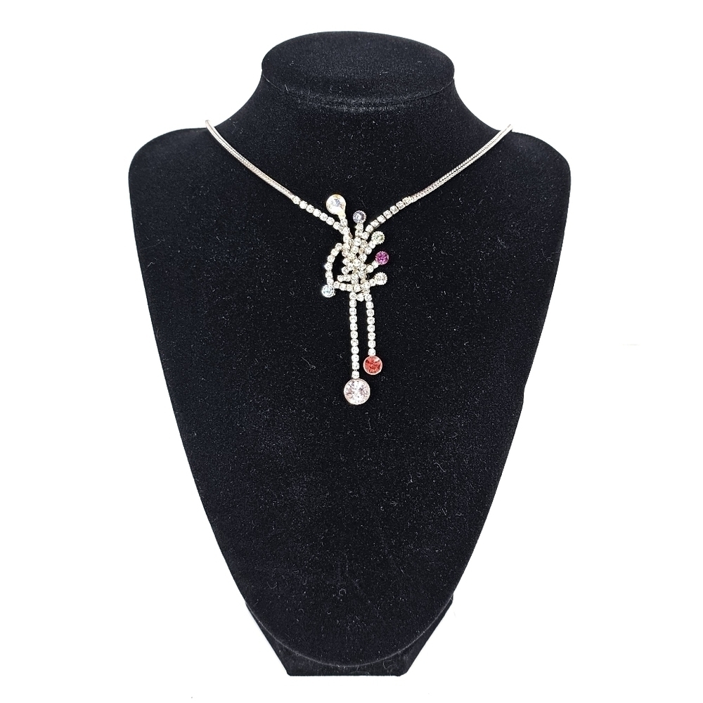 Necklace and Earring Set with Faux Gem Stones